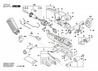 Bosch 3 603 BA1 101 Pbs 75 Ae Belt Sander 230 V / Eu Spare Parts